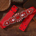 腰ベルト レディース おしゃれ 民族風 きらきら ストーン ダンス ウエストチェーン ハイグレード 装飾 舞踊 衣装 アクセサリー 上品