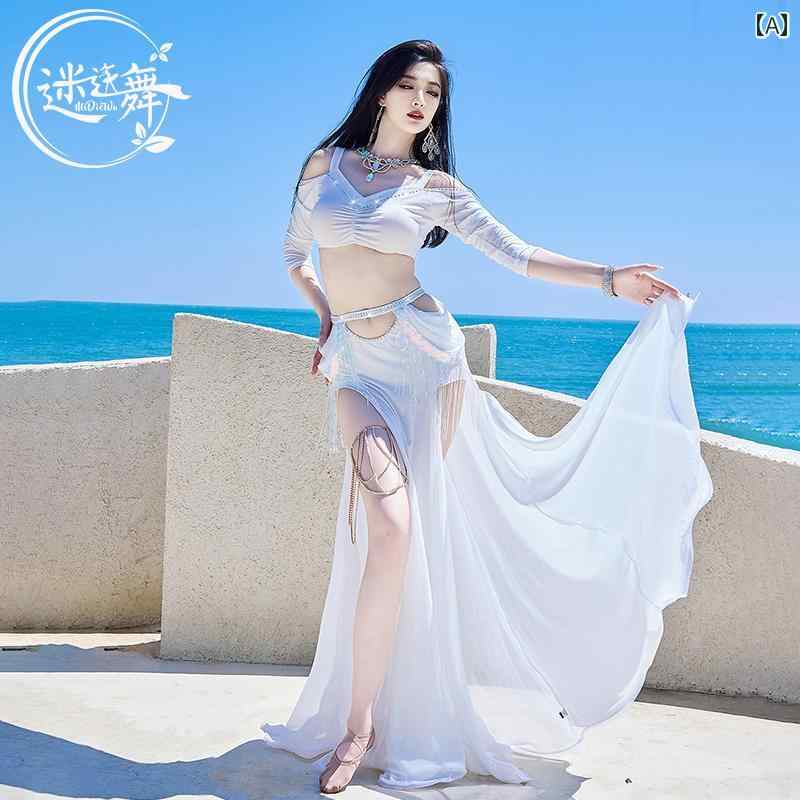 楽天フロントップ楽天市場店ダンス衣装 レディース おしゃれ 春夏 きらきら ベリーダンス ステージ 衣装 パフォーマンス セットアップ ラメ