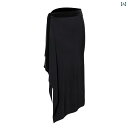 スカート レディース おしゃれ ラテン ダンス 不規則 夏 練習用 アシンメトリー セクシー 透け感 スリット 黒