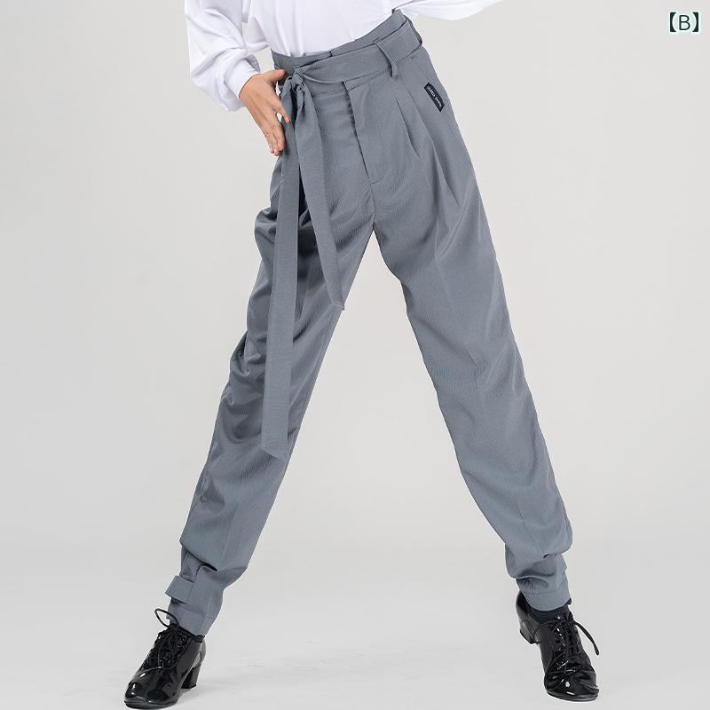 パンツ 男の子 キッズ 秋冬 ハイウエスト ワイド ゆったり ダンス 衣装 練習用 舞...