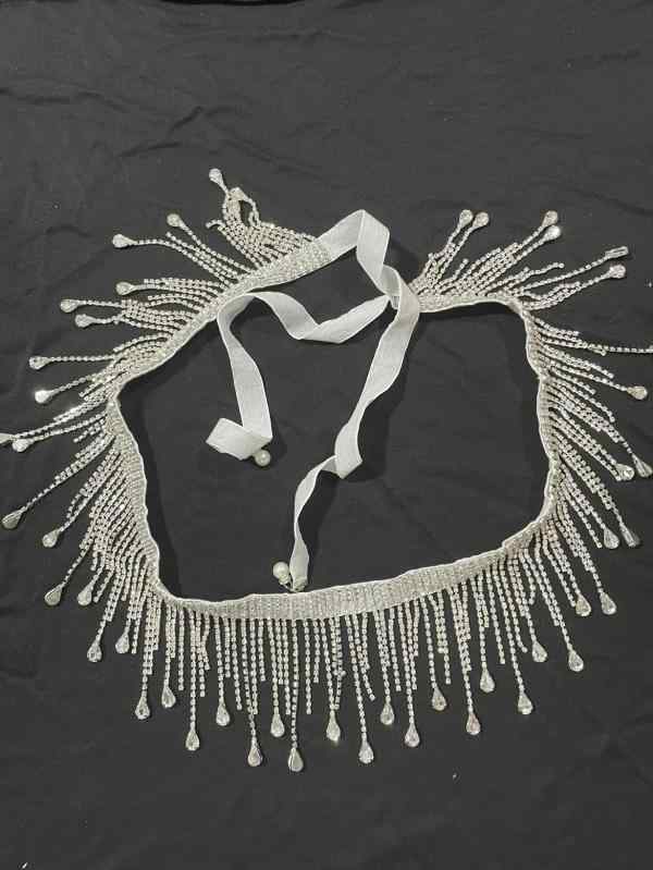 ヒップスカーフ ベリーダンス きらきら 水滴 フリンジ ベリー スパンコール ダンス 衣装 小物 アクセサリー オリエンタル ゴージャス 装飾 レディース おし...