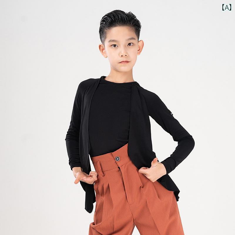 サイズ: XXXS.XXS.XS.S.M.L.XL.XXL ネックライン: ラウンドネック カラー: ブラック長袖.ブラック半袖.ブラック長袖-メープルレッドパンツ.ブラック半袖-メープルレッドパンツ ジャンル: ランバ.チャチャ.サンバ.カウボーイ デザイン: 長袖