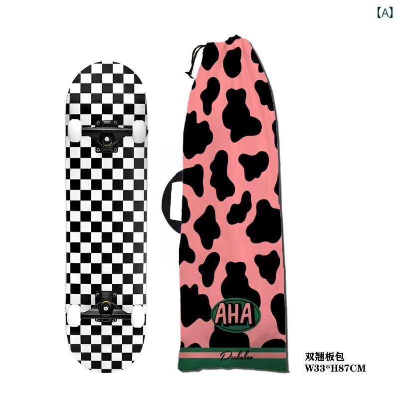 スケートボード ケース アメリカン レトロ 防水 収納 手提げ バッグ メンズ レディース カジュアル 持..