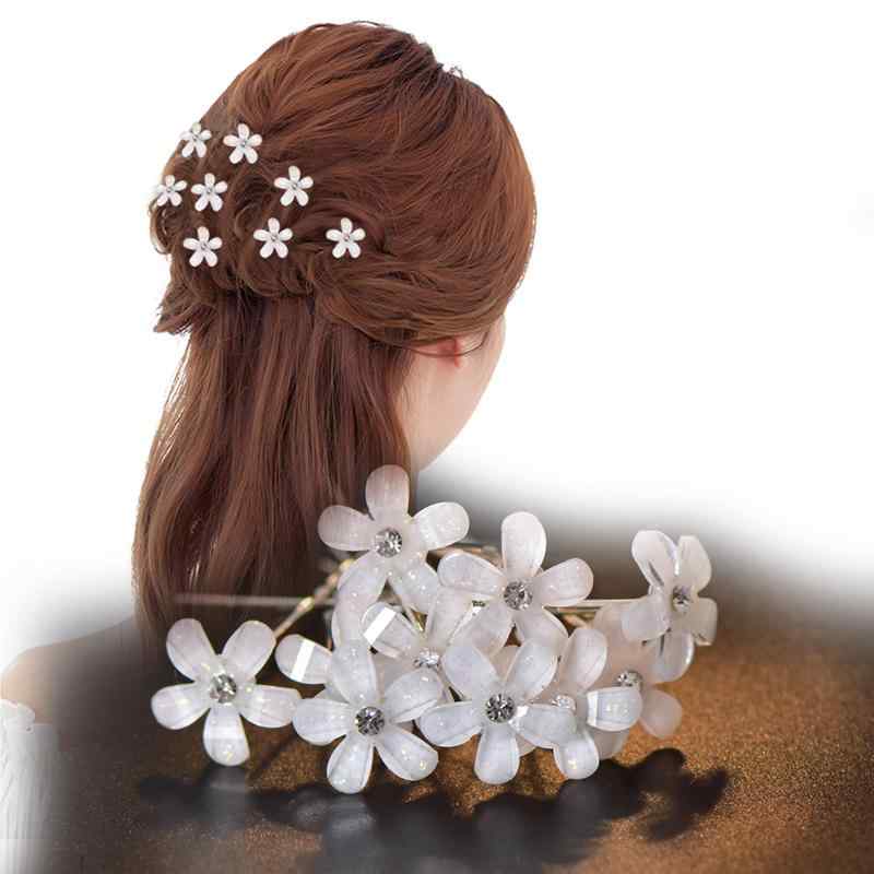 ヘアピン 韓国 U字型 ヘアアレンジ 海星 きらきら おしゃれ 髪飾り