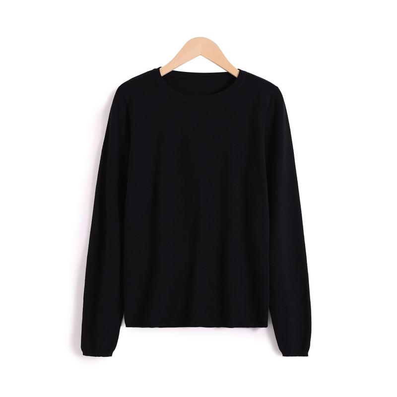 Crew Neck - ニット レディース おしゃれ 大人 オフィス トップス クルーネック ゆったり 春 長袖 フレンチ シンプル 上品 きれいめ コーデ ベージュ