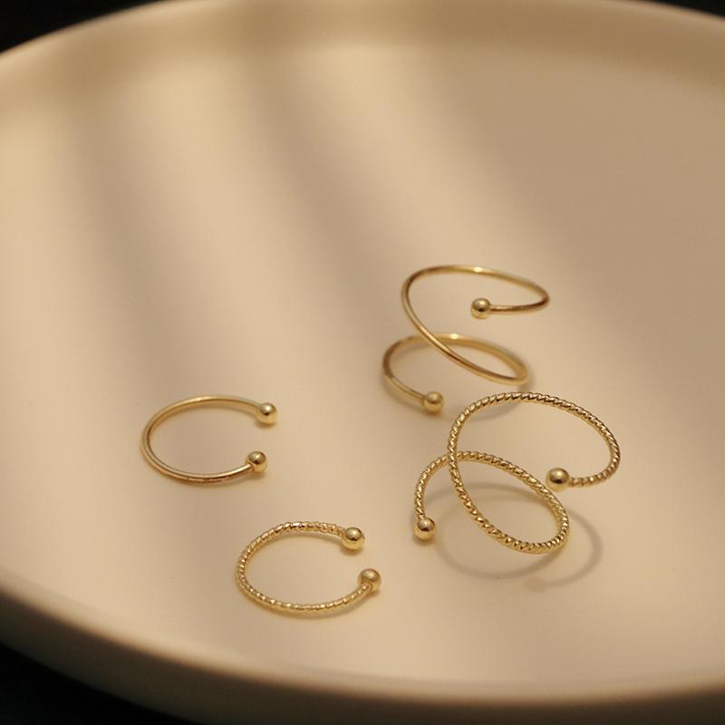 トゥリング ゴールド シンプル スタイリッシュ シルバー 女性 小指 つま先 ナチュラル おしゃれ おでかけ 普段使い プレゼント アクセサリー セット ツイス...