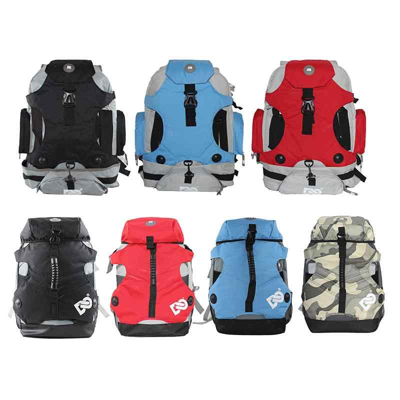 ローラーシューズ 収納 スケート バッグ ショルダー バックパック 大人 子供 スピード バックル メッシ..