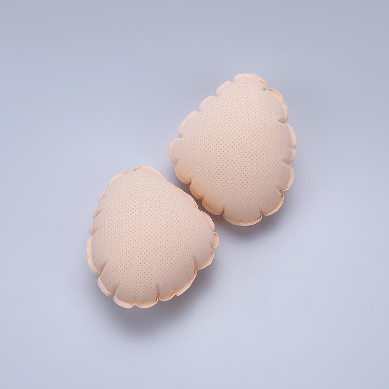 ブラパッド レディース インナー 人工胸 インフレータブル 空気で調節 乳がん 手術後 全摘 部分切除 バストパッド シンプル 黒 肌色
