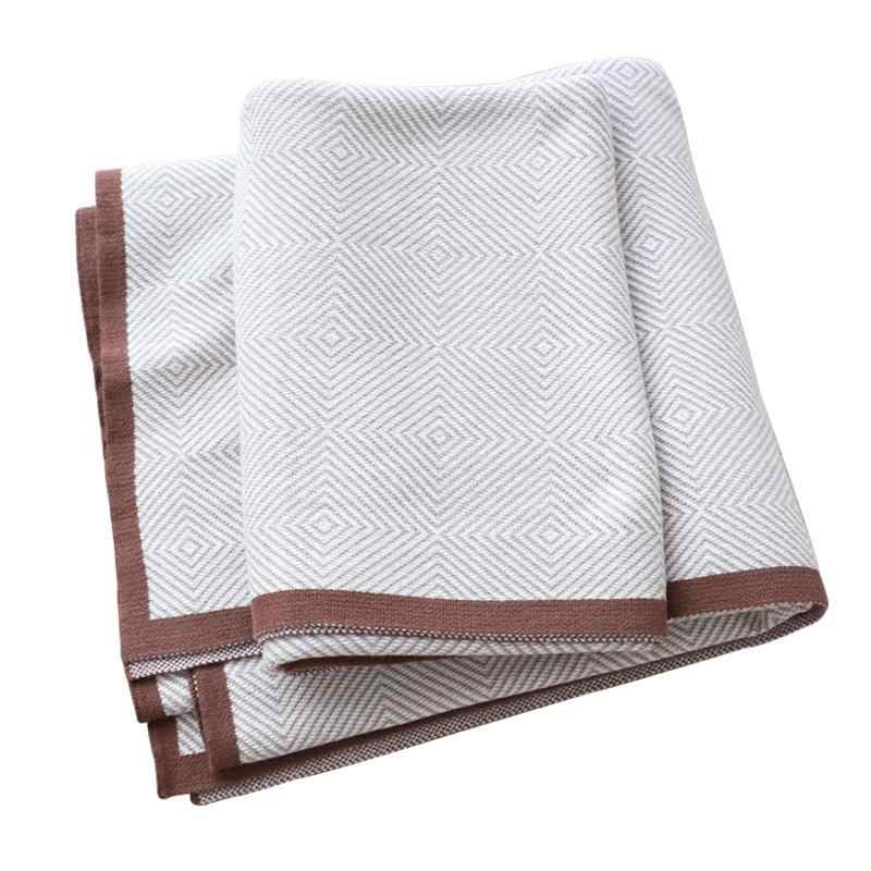 ブランケット北欧大判綿毛布軽量夏リ...