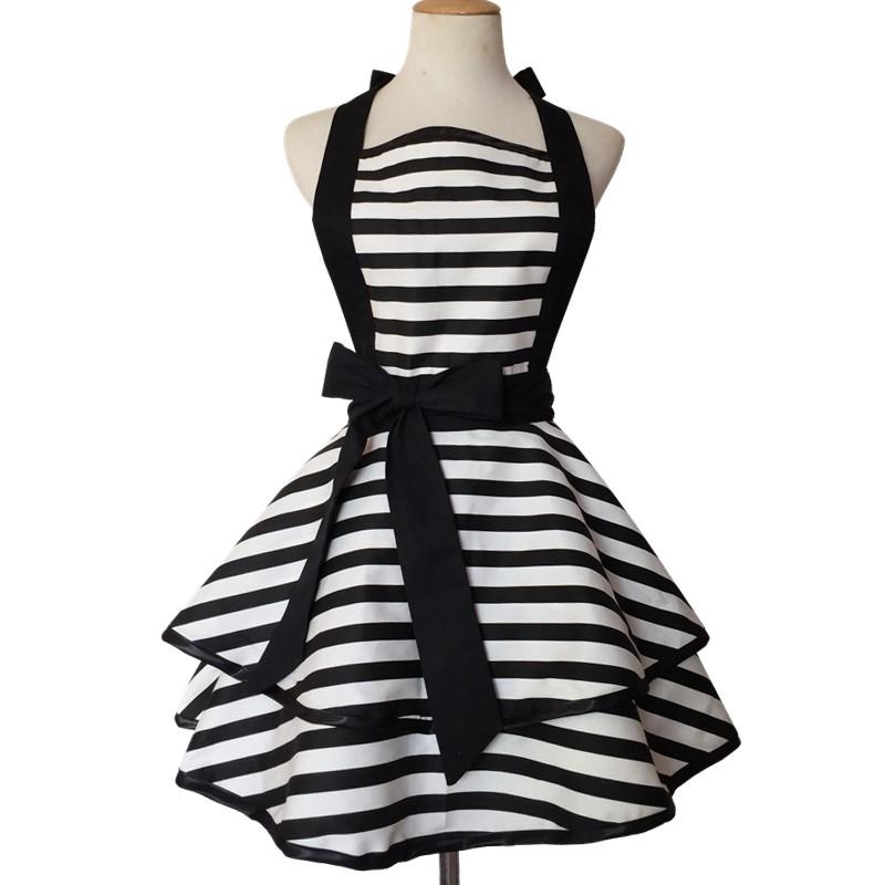 Gingham Aprons - エプロン レディース おしゃれ プレゼント プリンセス セクシー レトロ 綿 かわいい 大人 キッチン 料理 家庭用