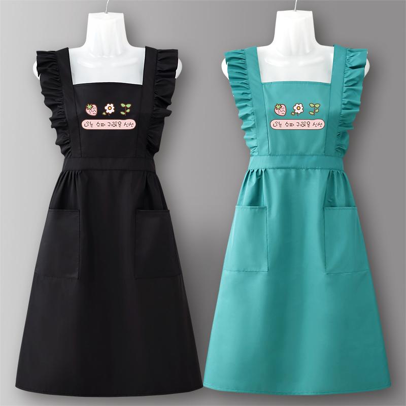 エプロン レディース おしゃれ プレゼント 防水 防油 フリル かわいい キッチン 家庭用 飲食店用 上がる 料理 Baking Princess