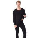 インナー メンズ 肌着 快適 長袖 長ズボン セットアップ 秋冬 大きいサイズ ライカ綿 薄手 シンプル ぴったり