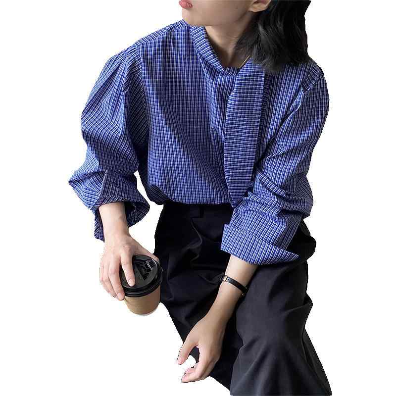 楽天市場】タータンチェック リボン（シャツ・ブラウス｜トップス