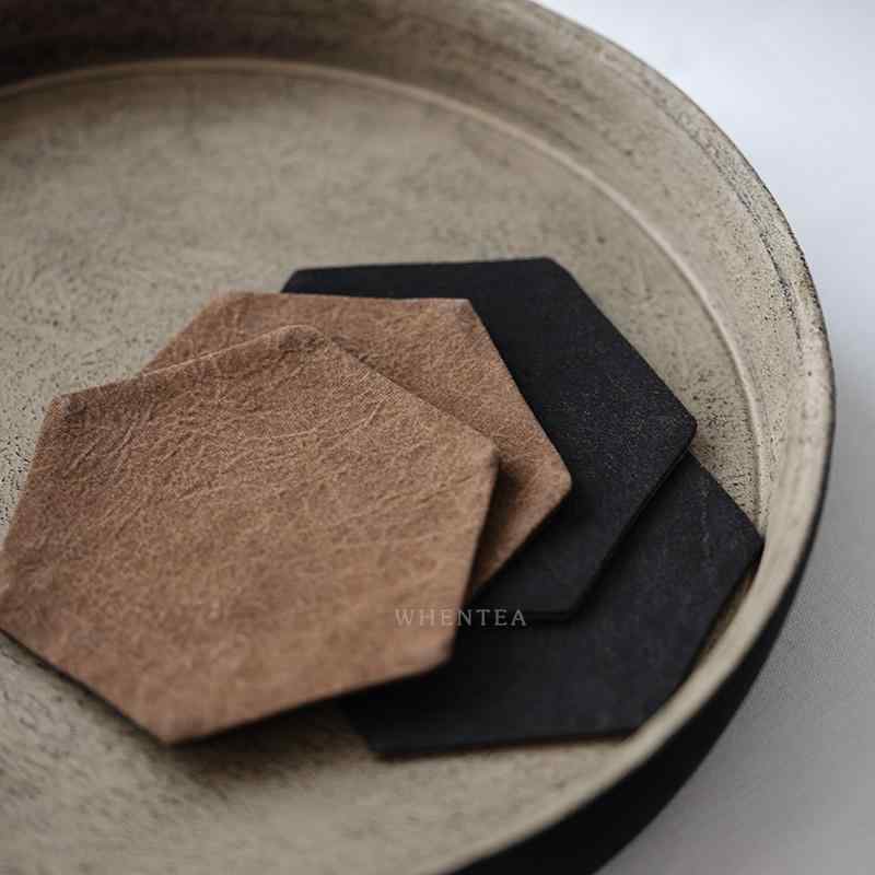 コースター おしゃれ 来客 レトロ 六角形 和風 布 茶道 テーブルマット 禅スタイル シンプル 布艺 インテリア