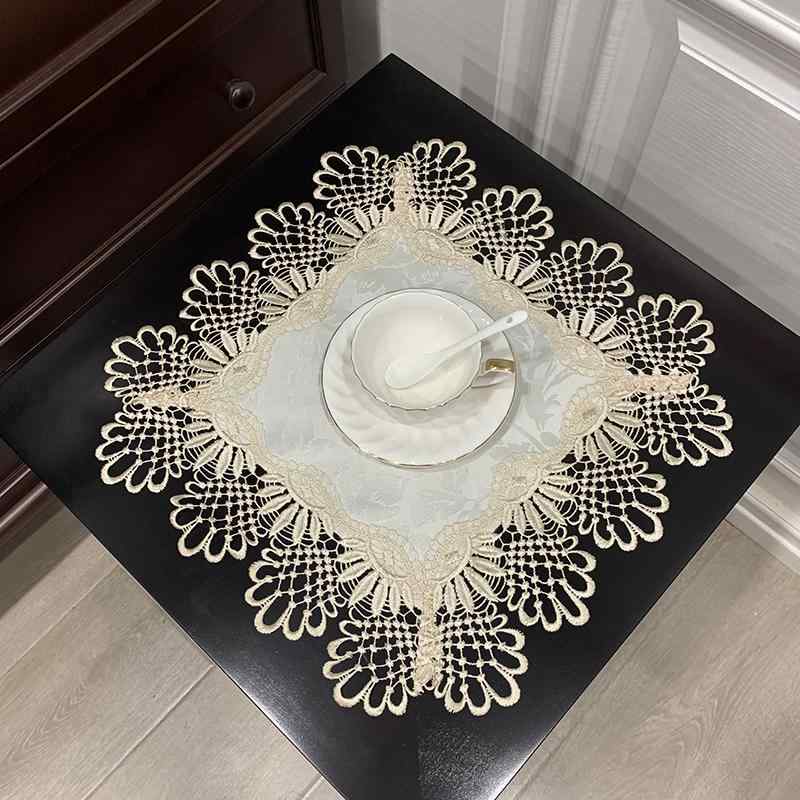 テーブルマット レース フレンチスタイル レトロ フェミニン かわいい 小物撮影 インテリア デコレーシ..
