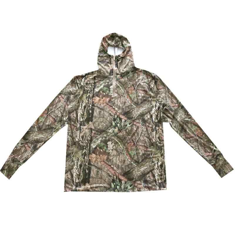 フィッシングウェア おしゃれ ユニセックス 屋外 アウトドア バードウォッチング 葉 植物 木 プリント 速乾 迷彩 日焼け防止 釣り 大きいサイズ ゆったり ひんやり 涼しい ハーフジップ カジュアル グレー 黄色 シルバー