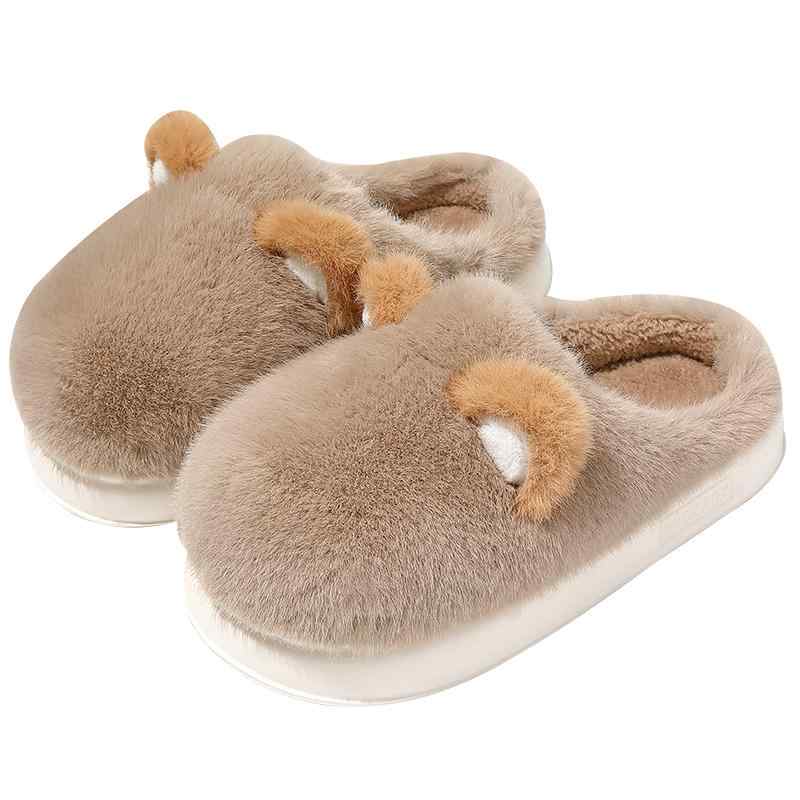 ルームシューズ レディース おしゃれ 秋冬 厚底 滑り止め もこもこ 室内用 暖かい 冬 防寒 スリッパ