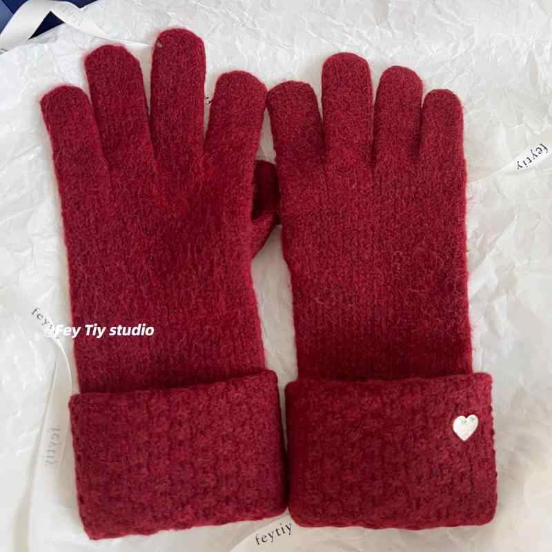 - デザイン: 分指手袋 - - カラー: カーキ.ダークグレー.ボルドー.ブラック.ベージュ - 性別: 女性