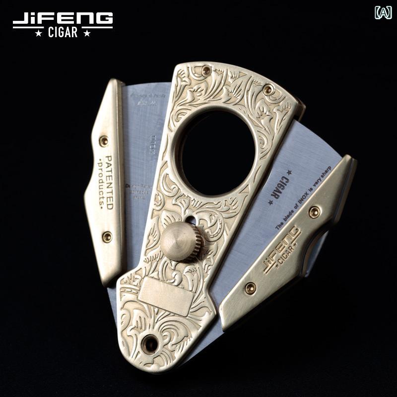葉巻 灰皿 ギフト シガーカッター 真鍮 ステンレスチール シンプル スタイリッシュ おしゃれ インテリ..