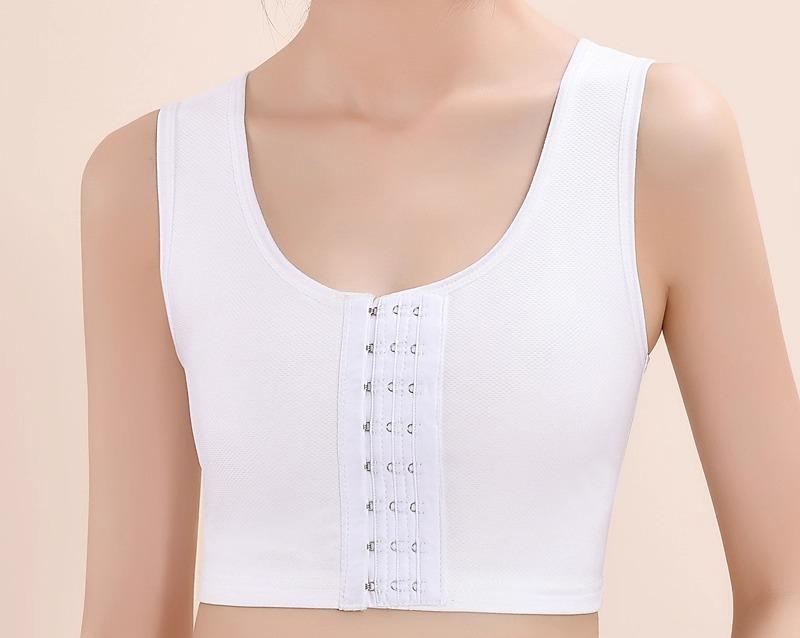 胸小さく見せる スポーツブラ 揺れ 防止 レディース 春夏 メッシュ タンクトップ ホック 薄手 通気 伸..