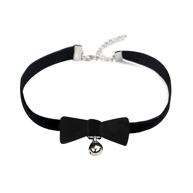 チョーカー レディース おしゃれ ベルベット リボン 鈴 暗黒系 パンク ゴスロリ 小顔効果 可愛い クリスマス プレゼント コスプレ