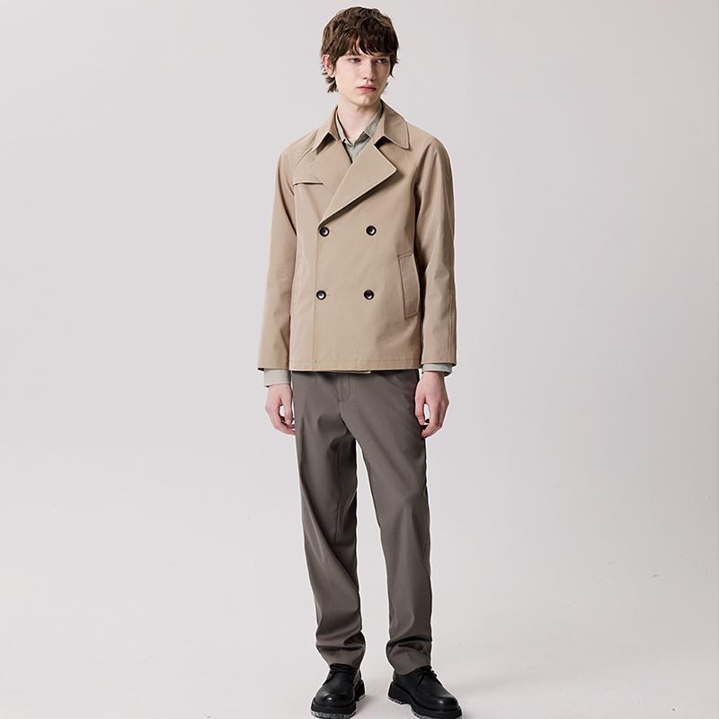 コート メンズ おしゃれ 大人 ショート丈 春 英国風 ヴィンテージ風 カジュアル アウター