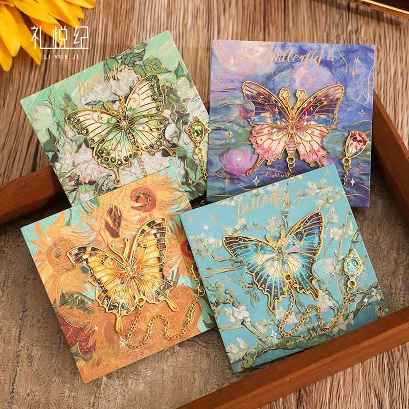 しおり 金属 おしゃれ 蝶 宝石 レトロ ブックマーク チェーン 鎖 揺れる チャイナ風 お土産 学生 先生 卒業 お祝い ギフト 文房具 おうち時間 読書 金...