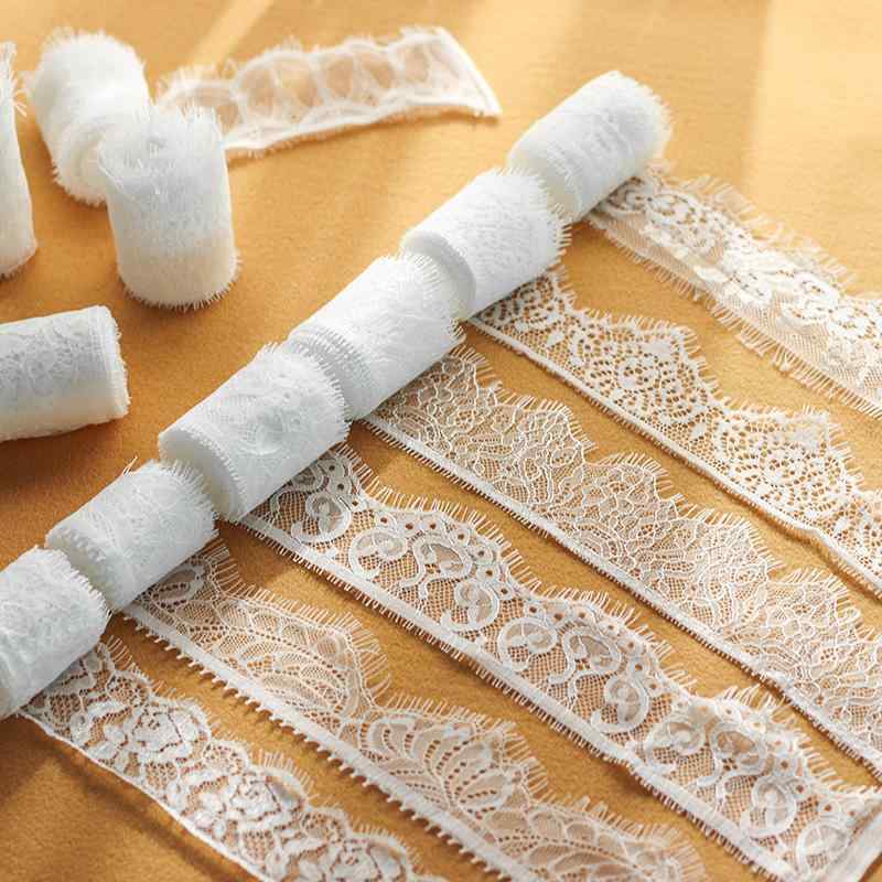 レース 白 花柄 装飾 ハンドメイド DIY 衣装 アクセサリースカート 子供 ドレス 襟袖 手芸 ガーリー