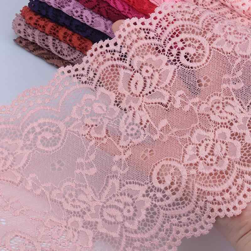 レース 花柄 装飾 幅広 カラフル スカート 下部 裾 衣服 柔らかい 弾力性 透かし ハンドメイド 服飾 手芸 DIY アクセサリー