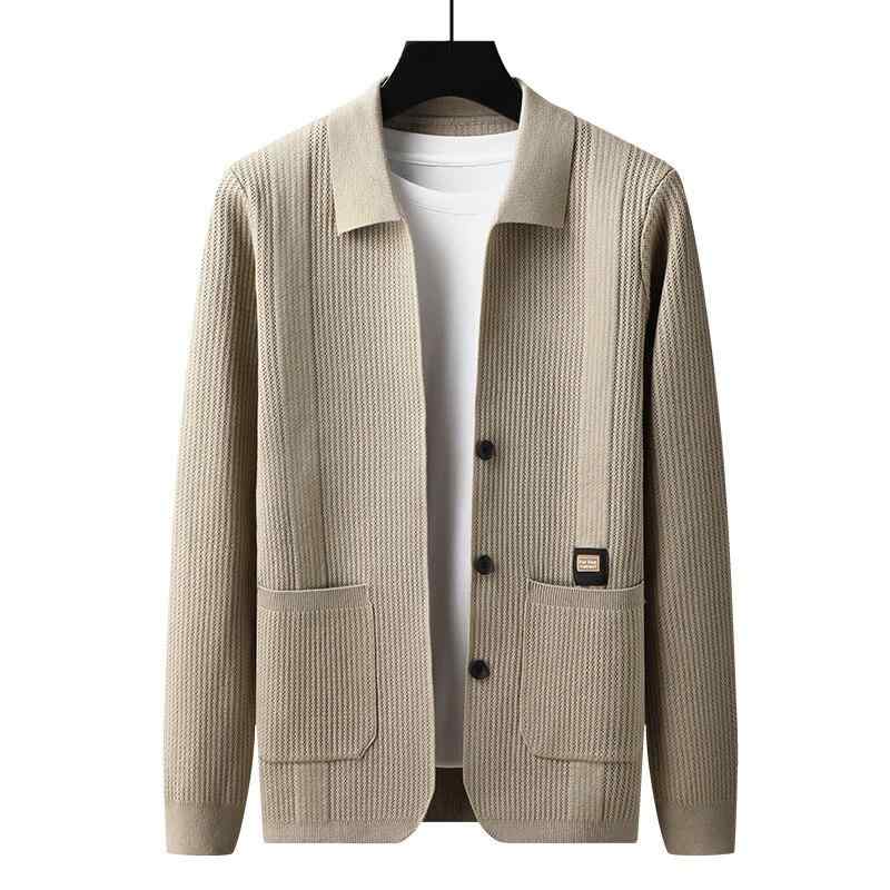 カーディガン メンズ カジュアル おしゃれ 羽織り 前開き 春秋 シンプル ニット ジャケット風 薄手 長..