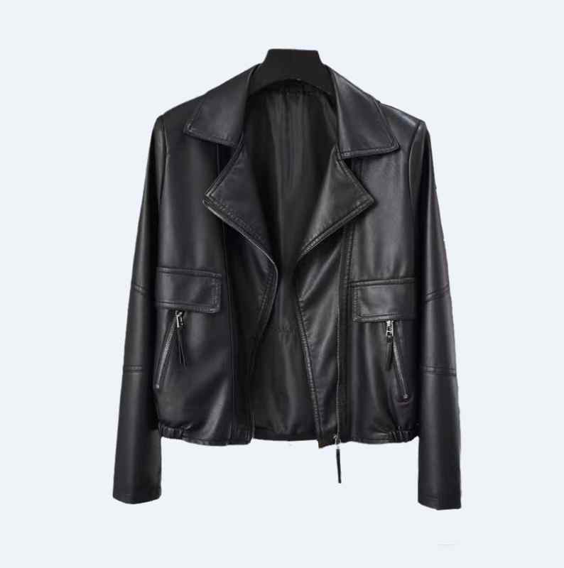 ライダースジャケット レディース おしゃれ 暖かい ブラウン ショート丈 フェイクレザー PUレザー 秋冬 春 大きいサイズ 厚手 裏起毛 バイカー カジュアル 襟