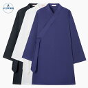 中国 衣装 道士服 ローブ パンツ セットアップ 大人 メンズ レディース 大きいサイズ リネン 長袖 薄手 通気性 柔らかい ゆったり ポケット 法衣 経衣 ...