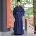 中国 衣装 道士服 ローブ 大人 メンズ レディース コットン リネン 法衣 経衣 武術 太極拳 カンフー 三清領 コスプレ 仮装 ハロウィン 演劇 舞台 ステ...