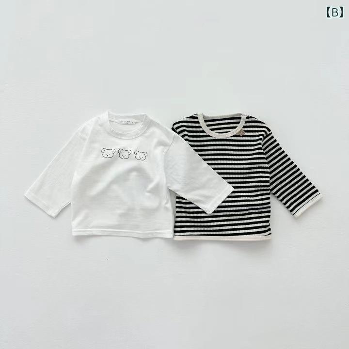 フロントップ楽天市場店のサロペット ベビー キッズ 韓国 デニム 春秋 クラシック シンプル カジュアル オーバーオール｜アングル3