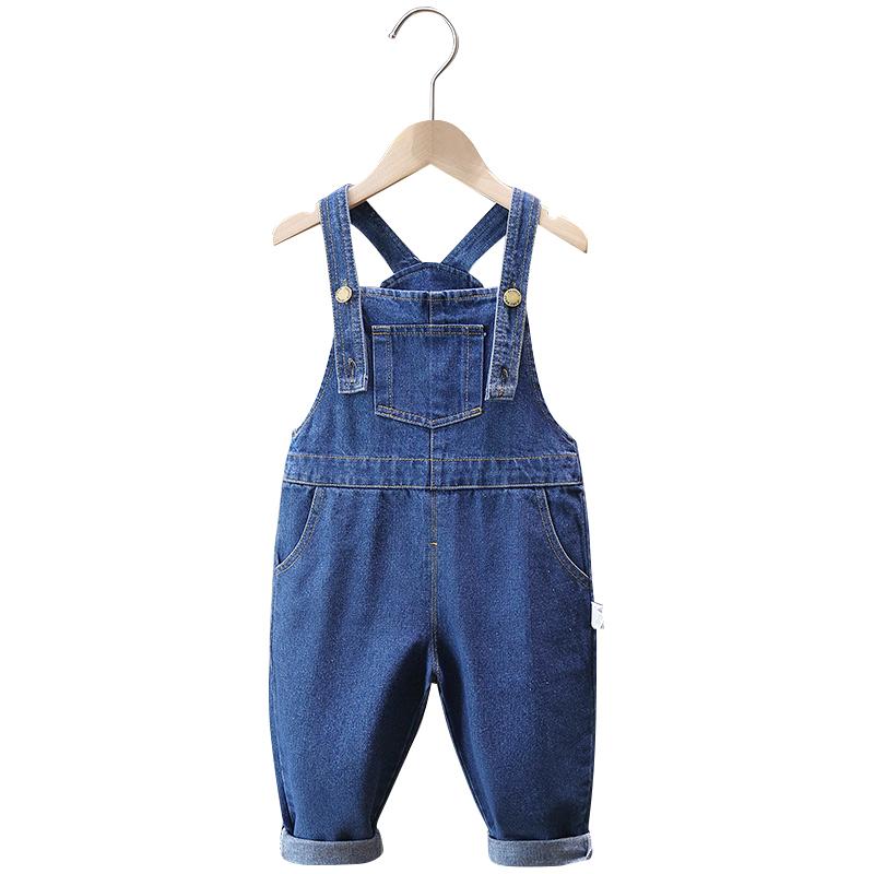 サロペット 男の子 キッズ 子供 カジュアル おしゃれ デニム 韓国 春秋 ボトムス ジーンズ 洋服 春服