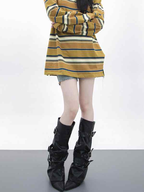 レッグウォーマー レッグカバー レディース おしゃれ カジュアル 細見え 防寒 五角星 スタッズ 針バッ..