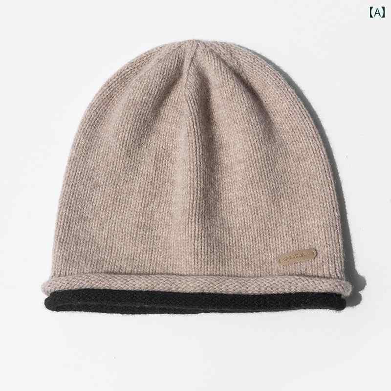 ニット帽 レディース おしゃれ カジュアル 秋冬 ウール 暖かい ゆったり 韓国 街歩き 防寒 かわいい シ..