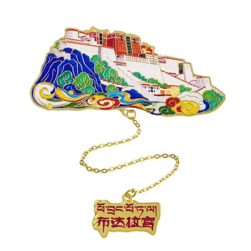 しおり ブックマーカー おしゃれ 金属 銅 チェーン 鎖 揺れる 建物 景色 光沢 学生 先生 卒業 お祝い ギフト 文房具 おうち時間 読書 お土産 金 赤 ...