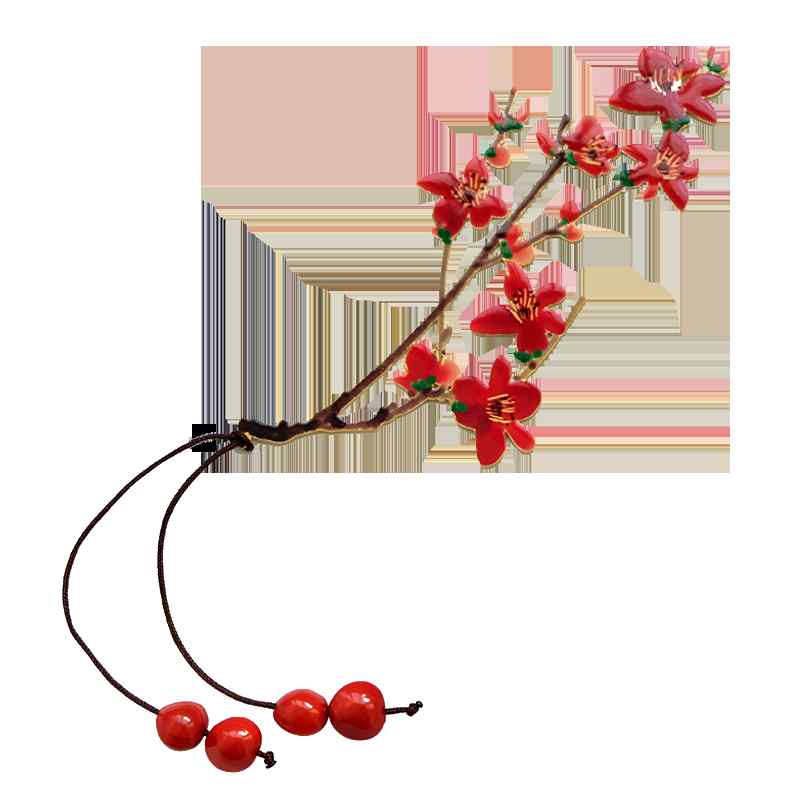 しおり ブックマーカー おしゃれ 金属 メタル 花 梅 桜 蘭 葉 紐 ビーズ 装飾 チャイナ風 レトロ 小さめ バレンタイン 学生 先生 卒業 お祝い ギフト...