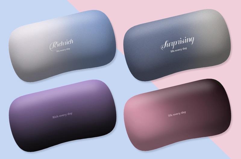 リストレスト マウス シリコン 滑り止め 小さめ ソフト 快適 人間工学 手首サポート 疲労軽減 オフィス パソコン シンプル グラデーション