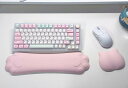 リストレスト キーボード マウス セット メモリーフォーム 滑り止め ソフト 手首サポート 疲労軽減 パソコン かわいい 猫 パンダ 肉球 ピンク