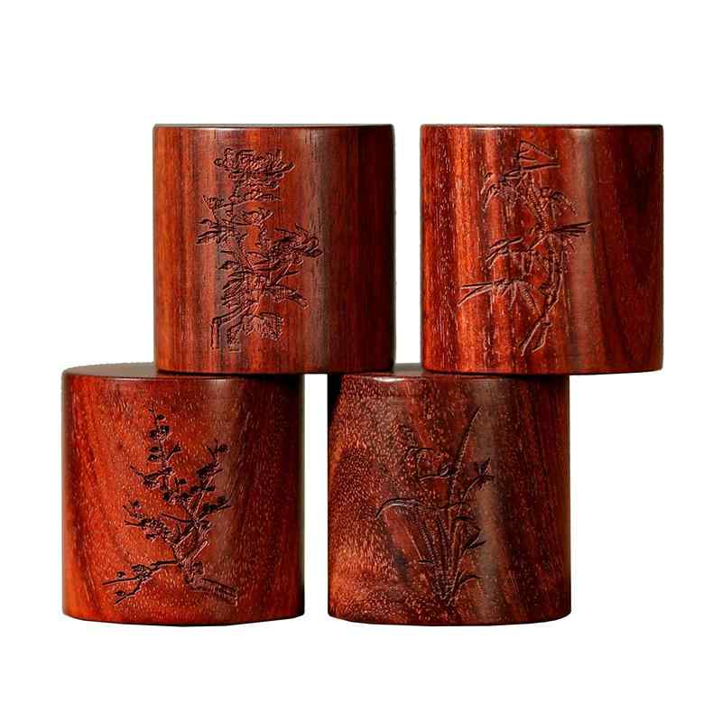 茶道具 蓋置き 木製 伝統工芸 彫刻 急須 湯呑 紫砂 置物 雑貨 アクセサリー 小物 ホルダー インテリア ..