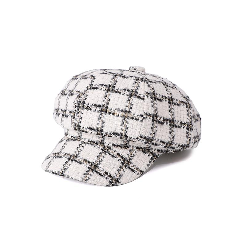 キャスケット レディース おしゃれ 春秋 薄手 韓国 シンプル 英国風 キャスケット(4.0)