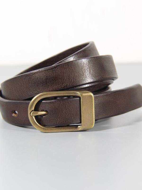 ベルト レディース おしゃれ スリム レザー 牛革 ナローベルト 装飾 ソフト デニムパンツ ワンピース アウター カジュアル シンプル 無地 バックル ベーシック