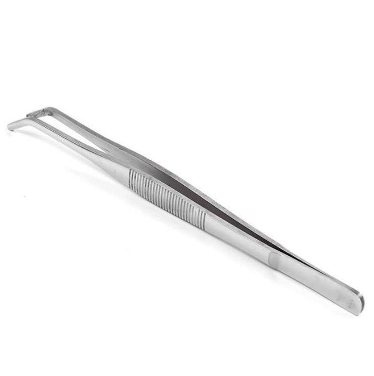 茶道具 茶鋏 中国 おしゃれ ピンセット ステンレス クリップ 滑り止め 小さめ チタン カップ 洗浄 火傷予防 衛生的 おうち時間 ティータイム おもてなし 無地 シンプル 銀