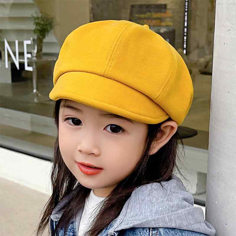 帽子 女の子 男の子 おしゃれ 韓国 小学生 ベレー帽 キャスケット 春秋冬 防寒 防風 キッズ カジュアル