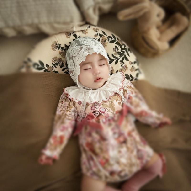 帽子 ベビー 女の子 レース メッシュ ふんわり 新生児 日 お宮参り 誕生日 プリンセス 可愛い