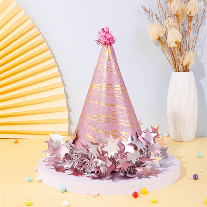 パーティーハット 子供 大人 誕生日 三角 カラフル 装飾 写真映え ケーキ型 お祝い 飾り かわいい 撮影..