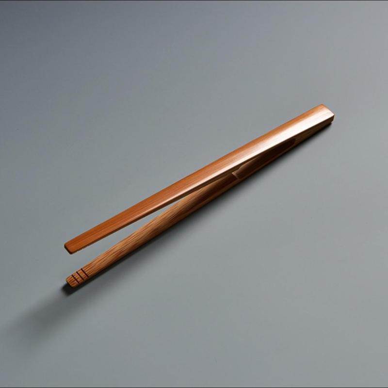 中国茶 茶道具 ティー クリップ 茶挟 シンプル ピンセット 紳士 茶器 来客用 滑り止め トング アクセサ..