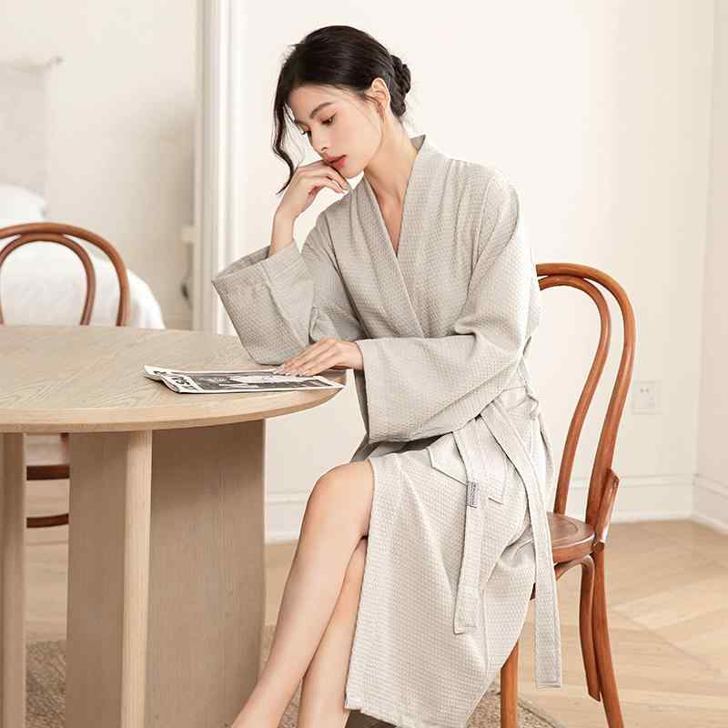 バスローブ メンズ レディース 快適 おしゃれ ルームウェア 吸水 速乾 オールシーズン 春夏 ペア 大人 柔らかい
